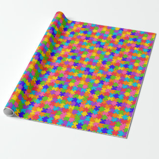 Pussel Delar Gift-omslag Presentpapper