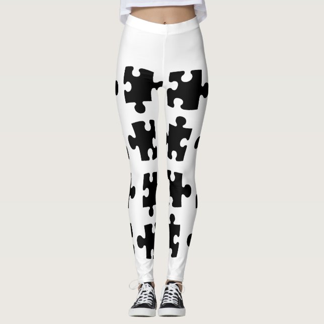 Pussel delar leggings (Framsida)