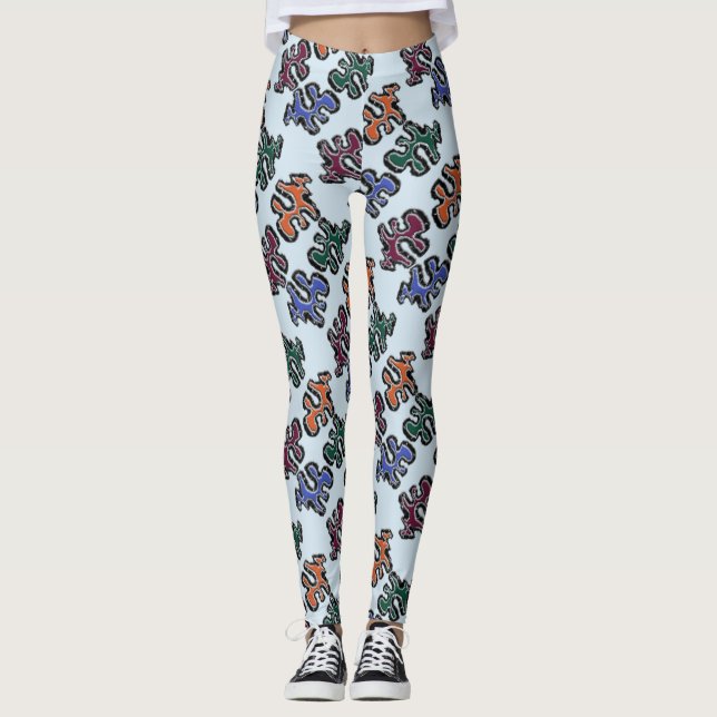 Pussel Delara ben Leggings (Framsida)