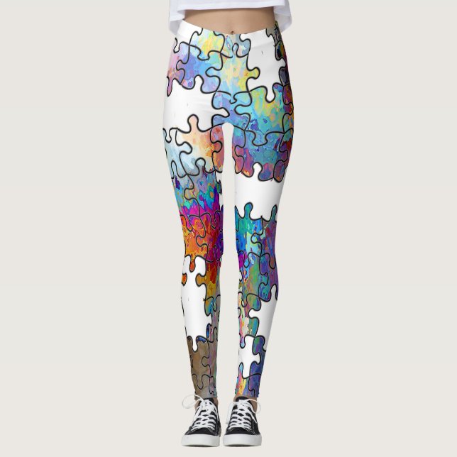Pussel delarare baljväxter leggings (Framsida)