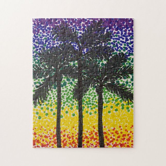 Pussel - Desert Handflatan Träd (Vertikal)