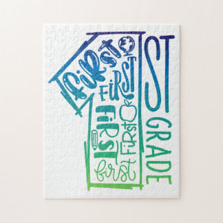 Pussel-design för första klass pussel