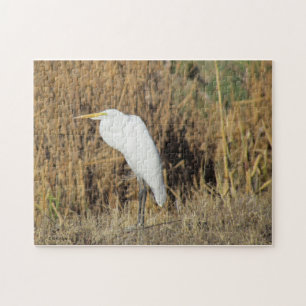 Pussel - Egret i gräs