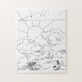 Pussel - Färg din gryning