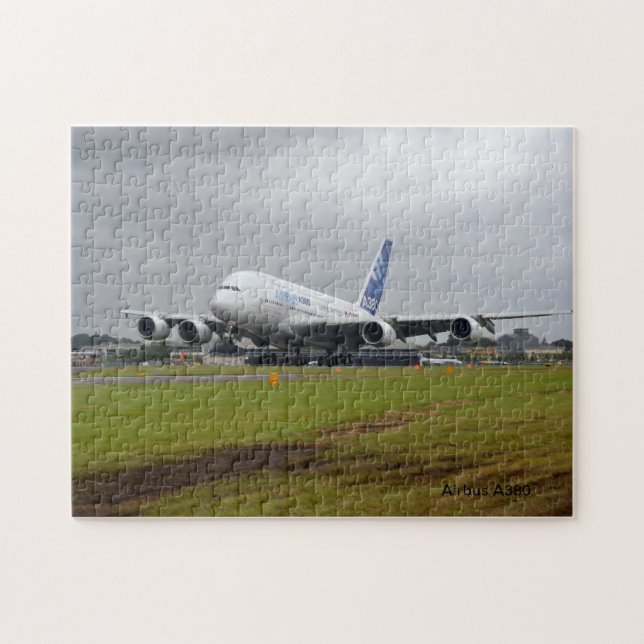 Pussel - flygbuss A380 (Horisontell)