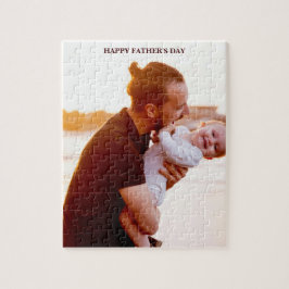 Pussel för anpassningsbar Fars dag - lägg till fot