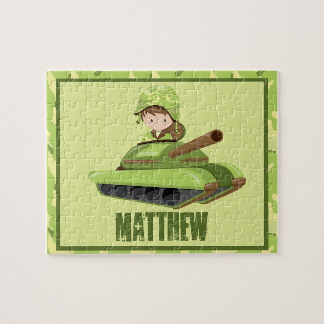 Pussel för armégrabbpersonlig (Horisontell)