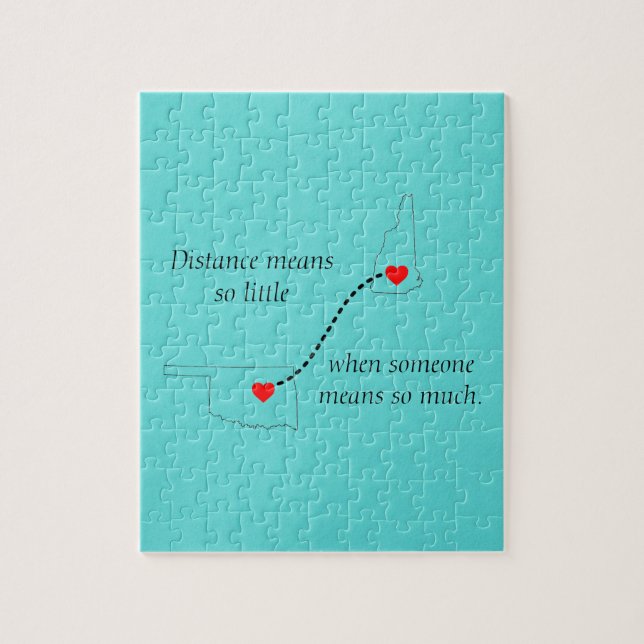 Pussel för avståndselak så lite (Vertikal)