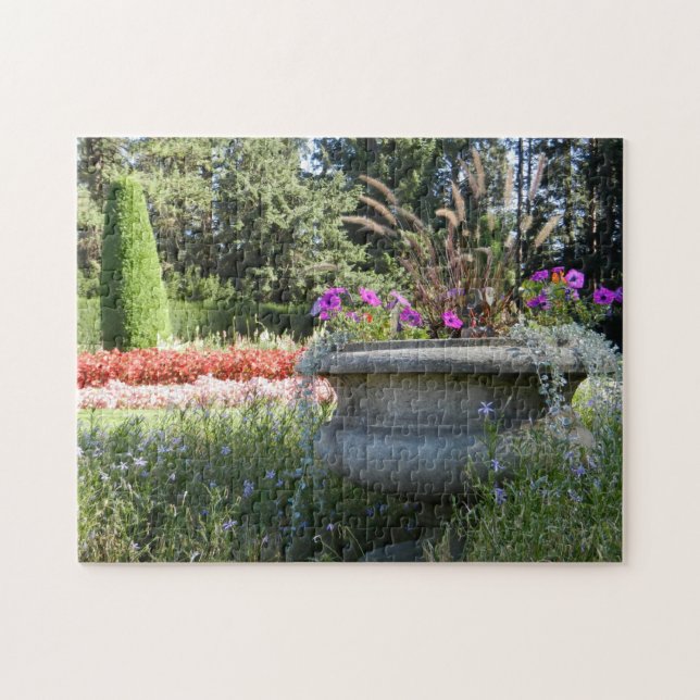 Pussel för blommakrukaDuncan trädgård (Horisontell)
