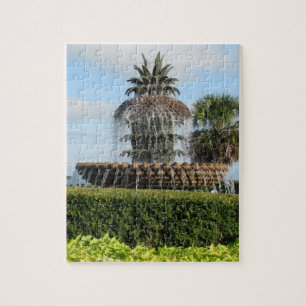 Pussel för fontän för Charleston SC-ananas