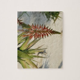 Pussel för fotoet för Aloeblommablommar med gåvan