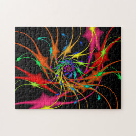 Pussel för fyrverkeriFractalkonst