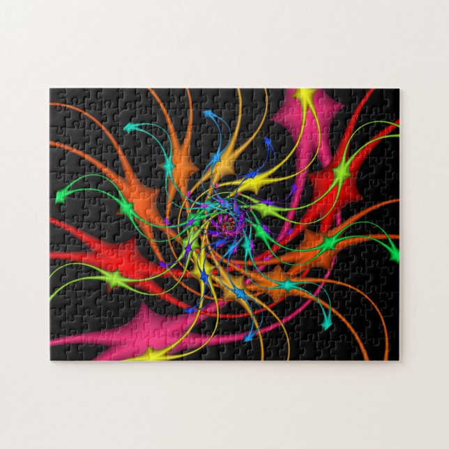 Pussel för fyrverkeriFractalkonst (Horisontell)