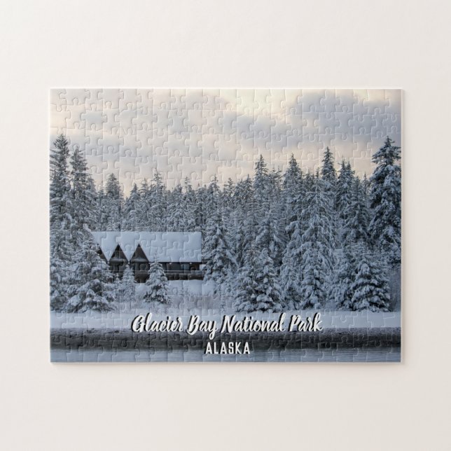 Pussel för glaciärfjärdnationalpark (Horisontell)