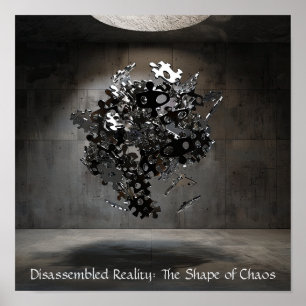 Pussel för industriellt bruk: Abstrakt Flytande sk Poster