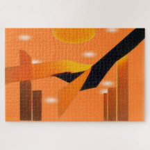 Pussel för inspiration till orange