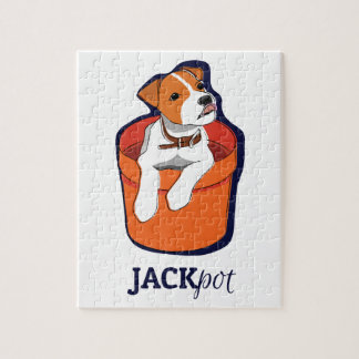 Pussel "för Jackpot" jackRussell Terrier