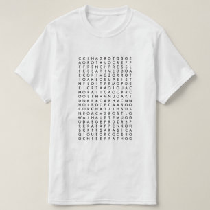 pussel för kaffeordsökande t-shirt