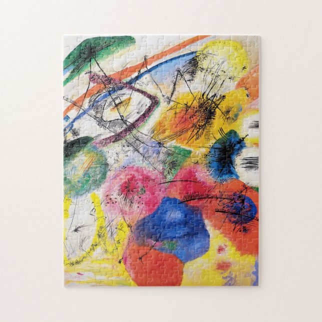 Pussel för Kandinsky svartlinjer (Vertikal)
