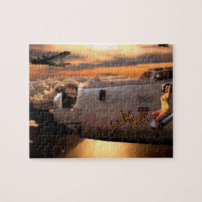 Pussel för konst för flygplannäskotte (Horisontell)