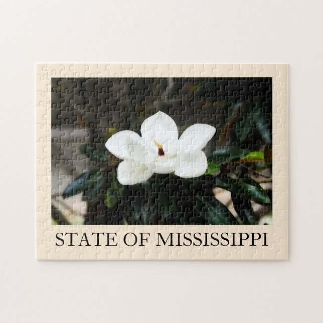 Pussel för Mississippi magnoliablomma (Horisontell)