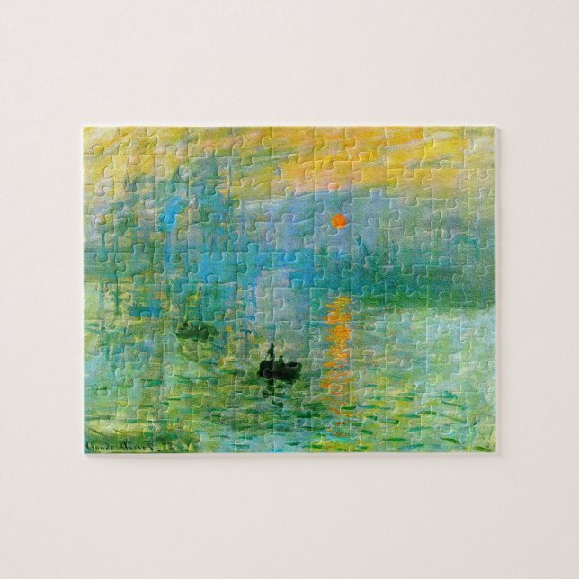 Pussel för Monet Impressionismsoluppgång (Horisontell)