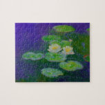Pussel för Monet näckrosor 1897<br><div class="desc">Monet näckrospussel. Impressionistmålning från 1897. Claude Monet målade obsessively näckrosalltigenom hans karriär. Detta är ett enkelt men färgrikt exempel av hans arbete. Underbar för fläktar av Monet,  näckrosor,  impressionism och fransk konst.</div>