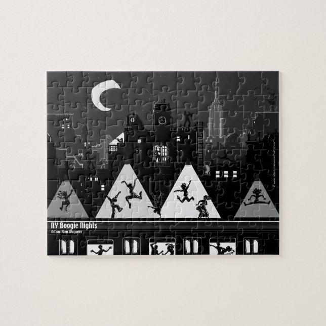 Pussel för NY-Boogie på nätterna (Horisontell)