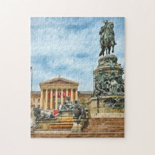 Pussel för Philadelphia konstmuseumfoto