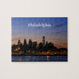 Pussel för Philly solnedgånghorisont