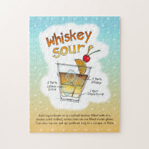 PUSSEL - FÖR RECEPTCOCTAIL FÖR WHISKEY SUR KONST