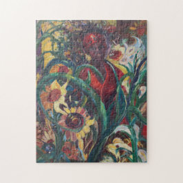 Pussel för solroskvinna #1