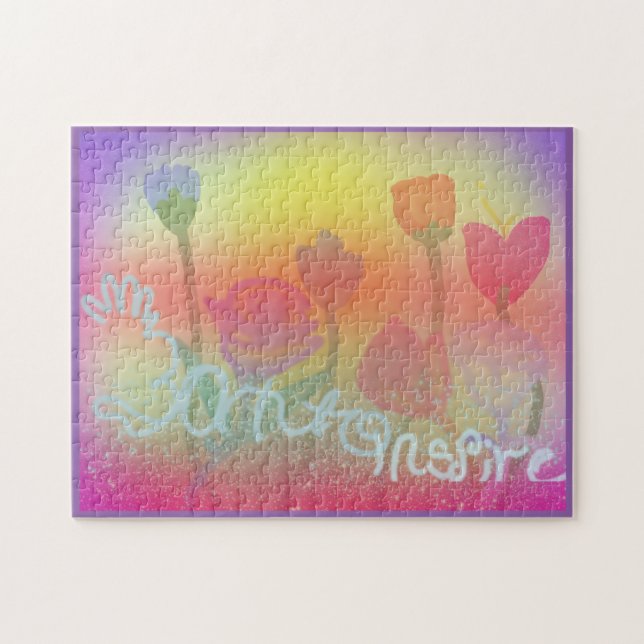 pussel för Springtime   11x14 med gåvan boxas (Horisontell)