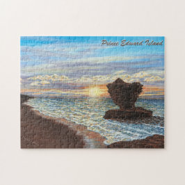 Pussel för Teakoppsten med gåvan boxas