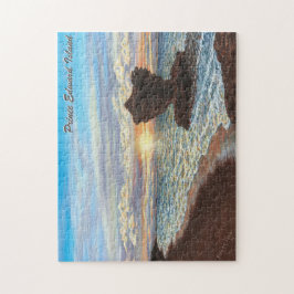 Pussel för Teakoppsten med gåvan boxas