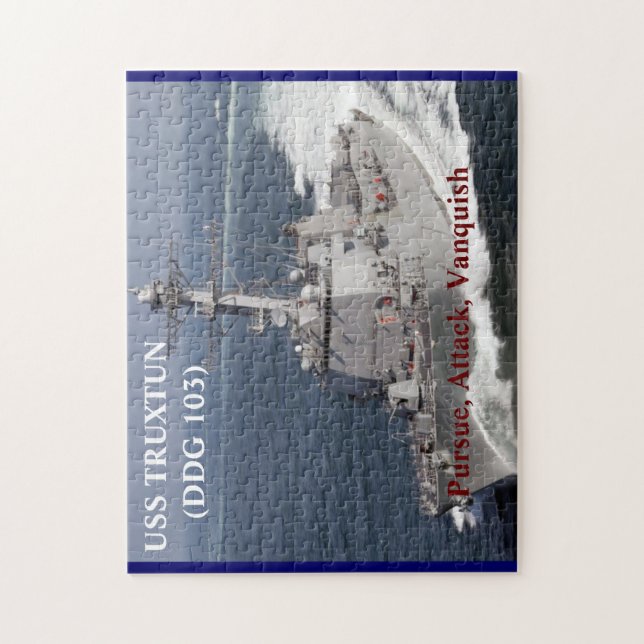 Pussel för USS TRUXTUN (Vertikal)