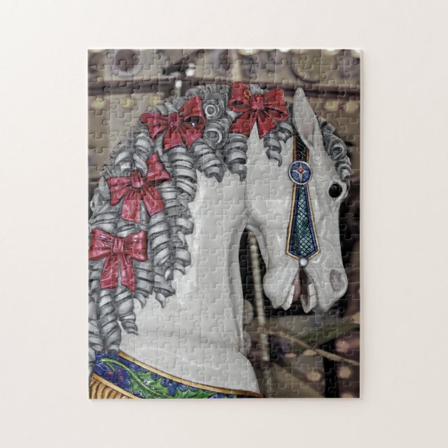 Pussel för vintagekarusellhäst (Vertikal)