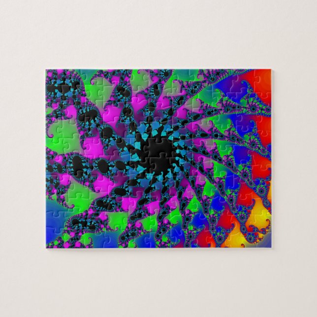 Pussel: Fractal maskhål Pussel (Horisontell)