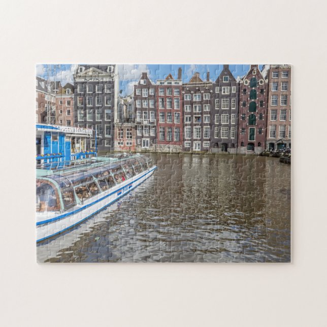 Pussel från kanalen i Amsterdam (Horisontell)