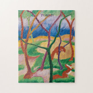 PUSSEL: Franz Marc Vesslor Berömd konstnär, Pussel