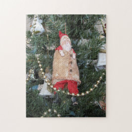 Pussel - gammalt fashioned Santa Ornament