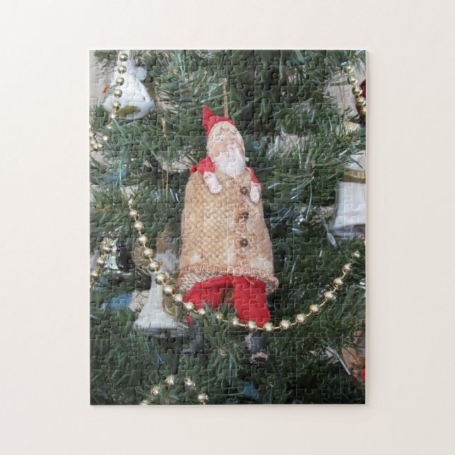 Pussel - gammalt fashioned Santa Ornament (Vertikal)