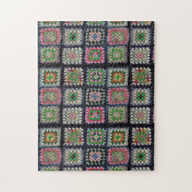Pussel - Granny Square Afghan (Vertikal)