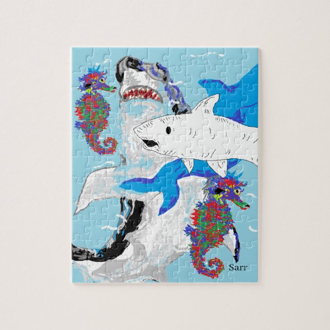 Pussel Grund i havet (Vertikal)