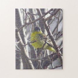 Pussel - Gult Finch i Grenar