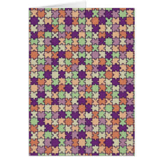 Pussel Hälsningskort