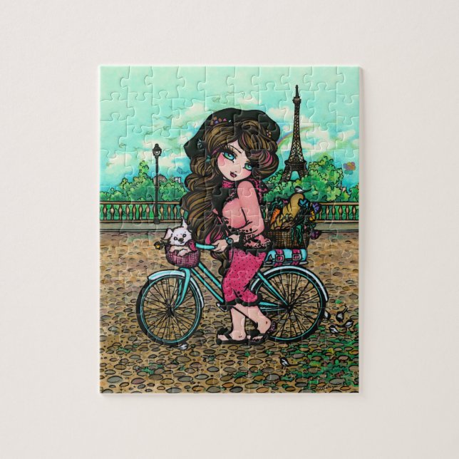 Pussel Hannah Lynn för konst för Paris Eiffel torn (Vertikal)