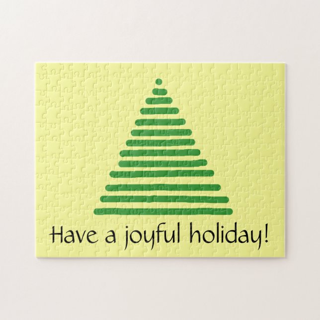 Pussel - Helgdag Träd (Horisontell)