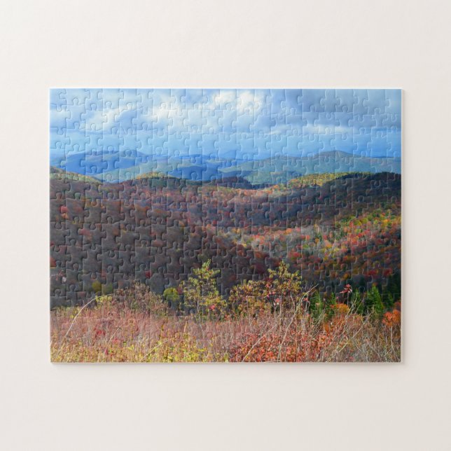 pussel - höstvy, Blue Ridge Parkway (Horisontell)