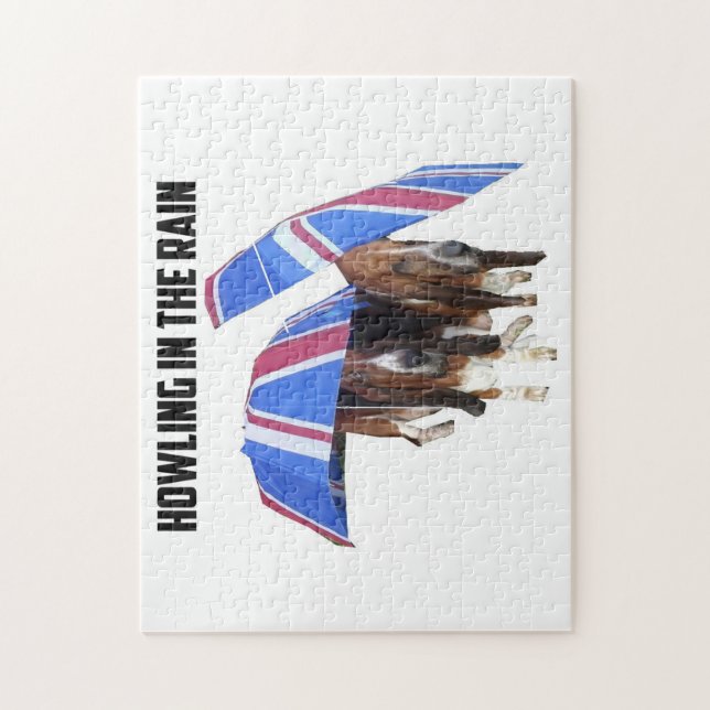 Pussel Howling i regnet (Vertikal)